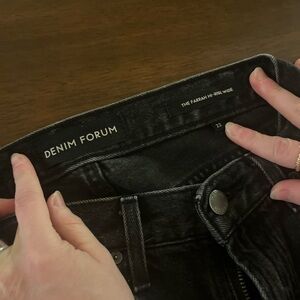 Aritzia Denim Forum Black Jeans